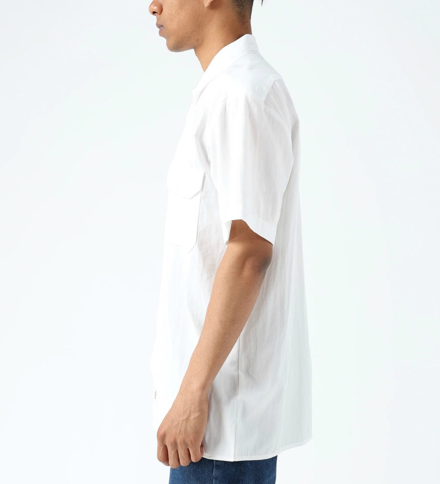 Dickies(ディッキーズ)のワークシャツ 半袖 "1574"|トップス/シャツ/ブラウス/メンズ|ホワイト