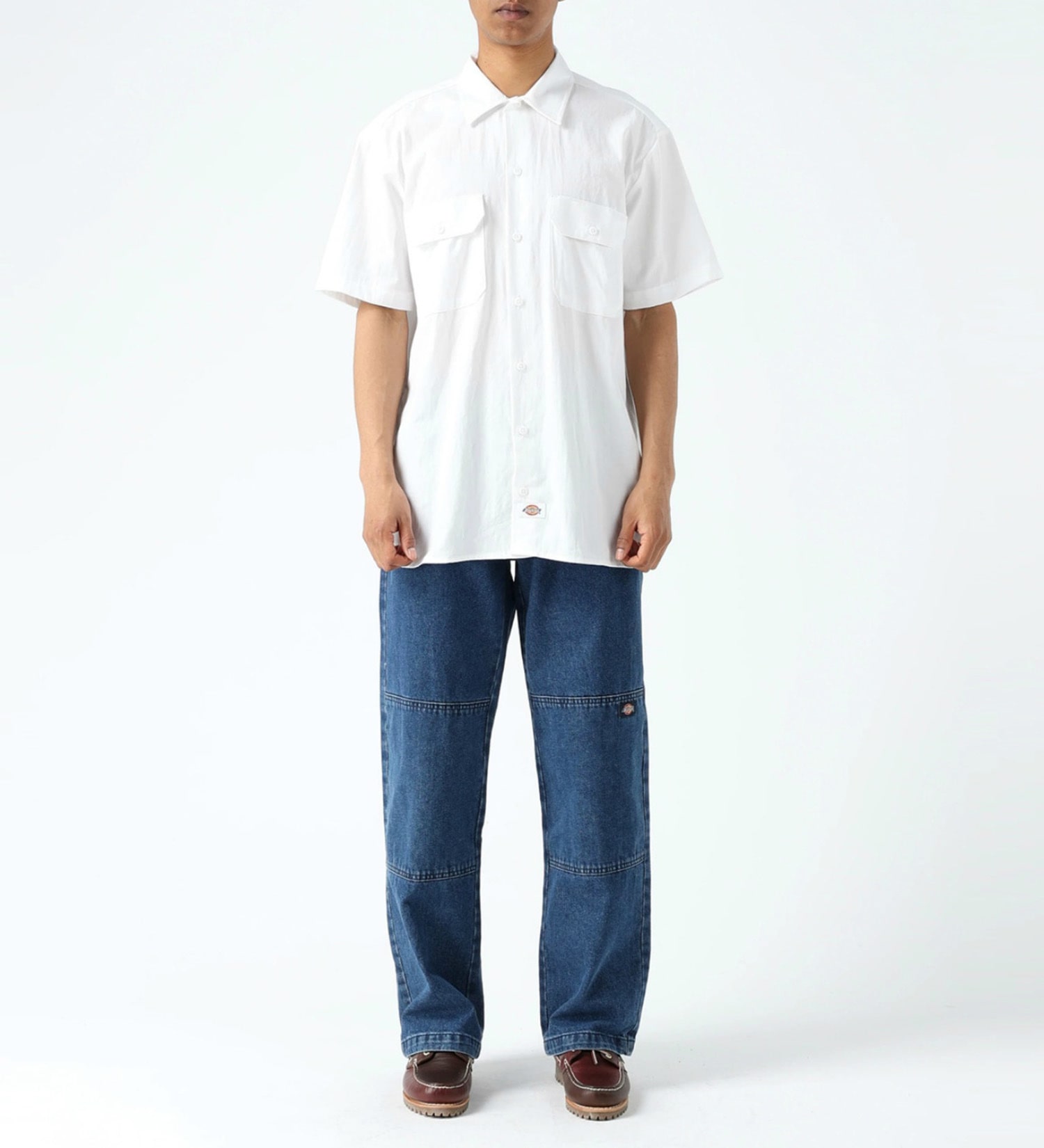 Dickies(ディッキーズ)のワークシャツ 半袖 "1574"|トップス/シャツ/ブラウス/メンズ|ホワイト