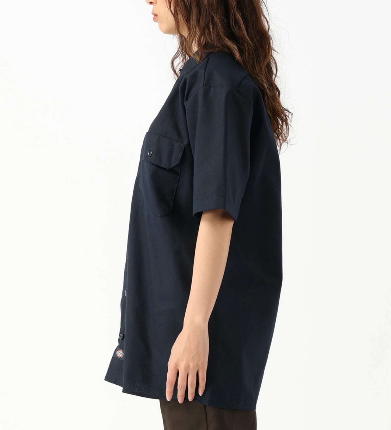 Dickies(ディッキーズ)のワークシャツ 半袖 "1574"|トップス/シャツ/ブラウス/メンズ|ネイビー
