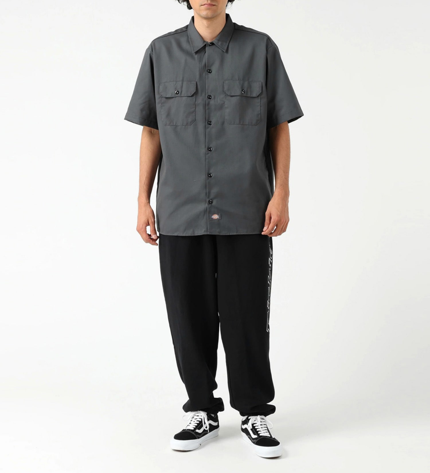 Dickies(ディッキーズ)のワークシャツ 半袖 "1574"|トップス/シャツ/ブラウス/メンズ|チャコール