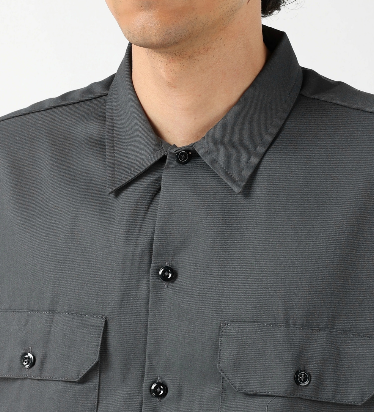 Dickies(ディッキーズ)のワークシャツ 半袖 "1574"|トップス/シャツ/ブラウス/メンズ|チャコール