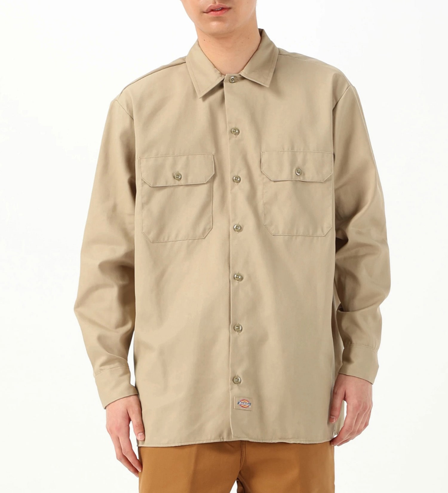 Dickies(ディッキーズ)のワークシャツ 長袖 "574"|トップス/シャツ/ブラウス/メンズ|サンドベージュ