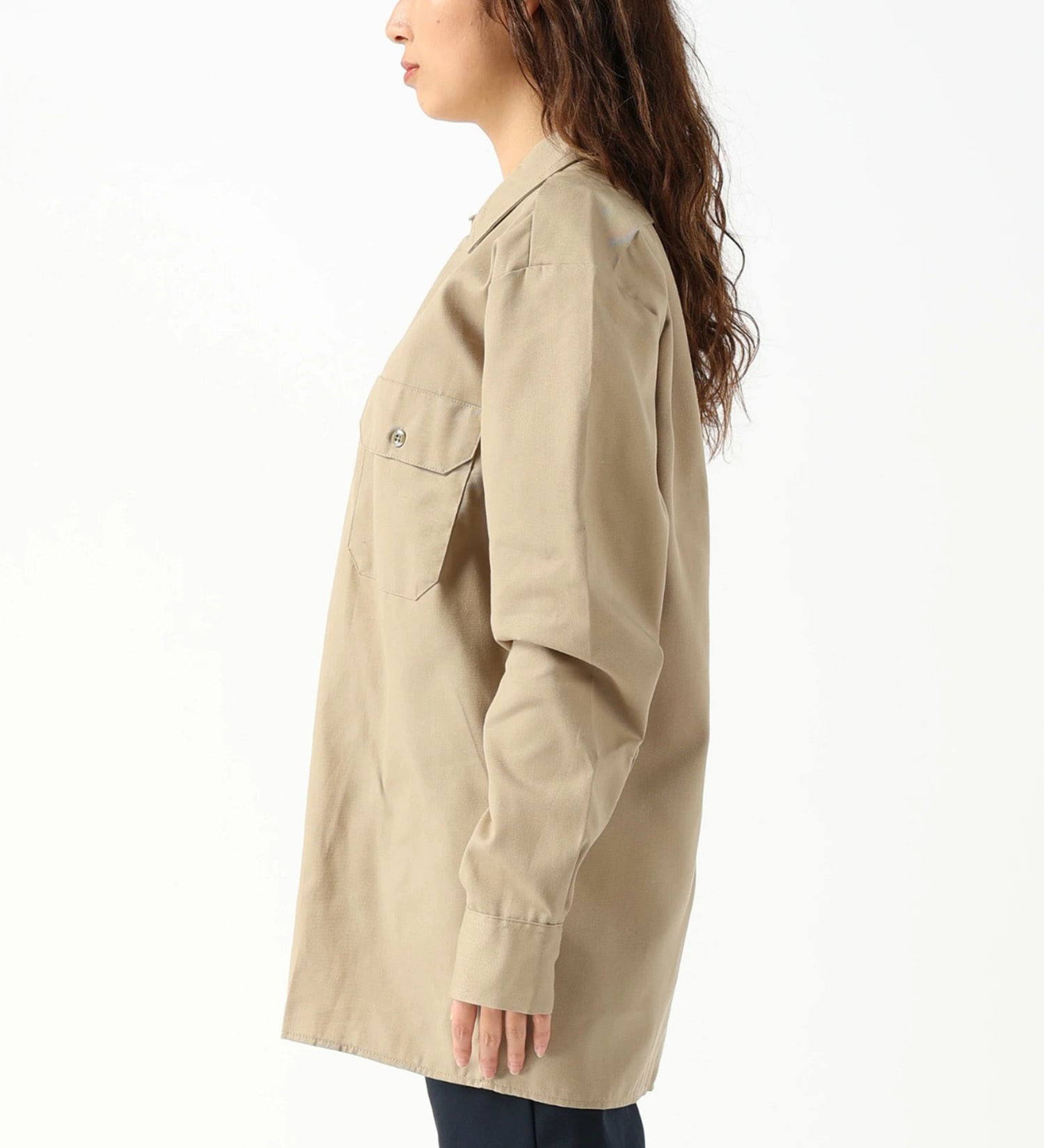 Dickies(ディッキーズ)のワークシャツ 長袖 "574"|トップス/シャツ/ブラウス/メンズ|サンドベージュ