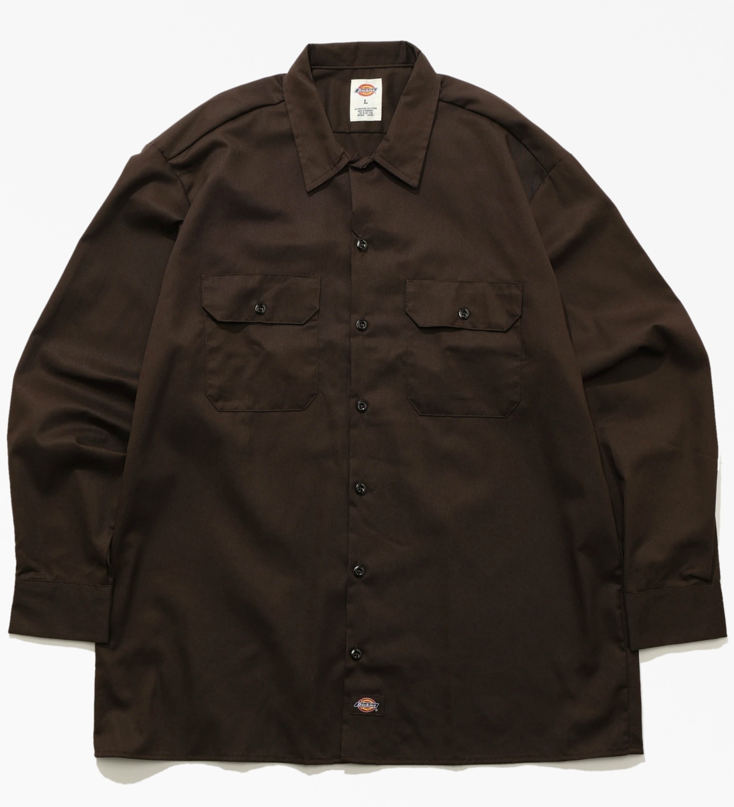 Dickies(ディッキーズ)のワークシャツ 長袖 "574"|トップス/シャツ/ブラウス/メンズ|ダークブラウン