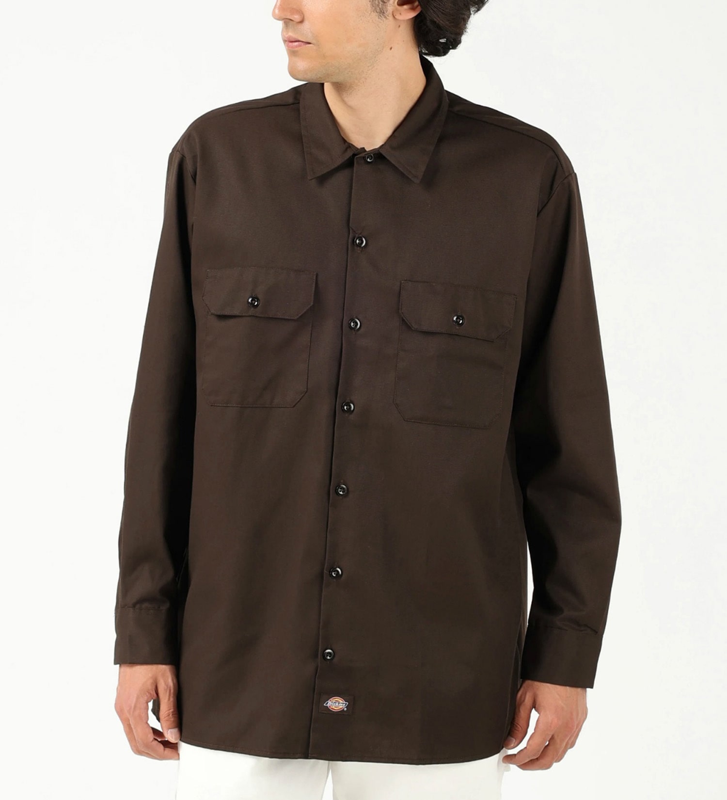 Dickies(ディッキーズ)のワークシャツ 長袖 "574"|トップス/シャツ/ブラウス/メンズ|ダークブラウン