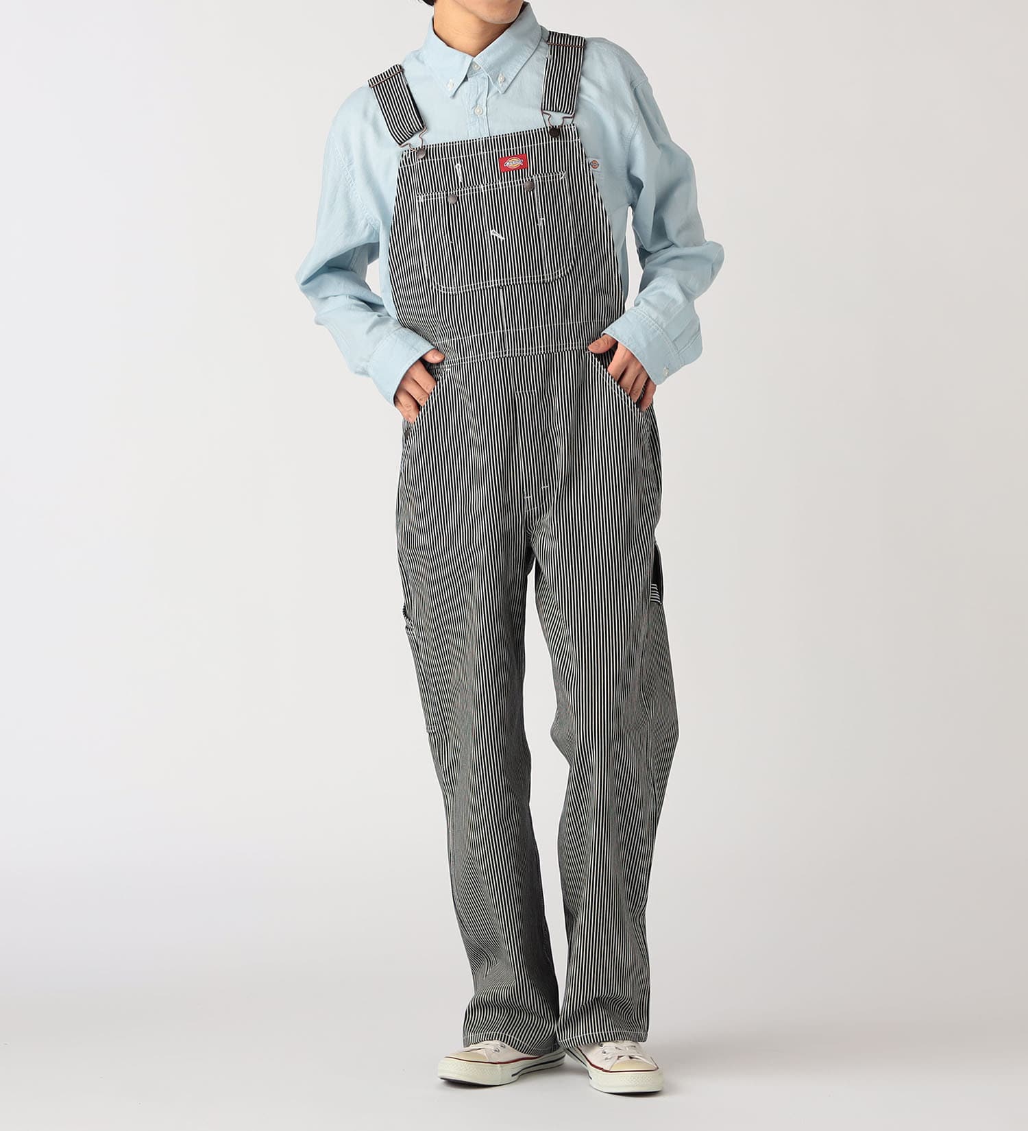 Dickies(ディッキーズ)のヒッコリーオーバーオール|オールインワン/サロペット/オーバーオール/メンズ|ヒッコリー