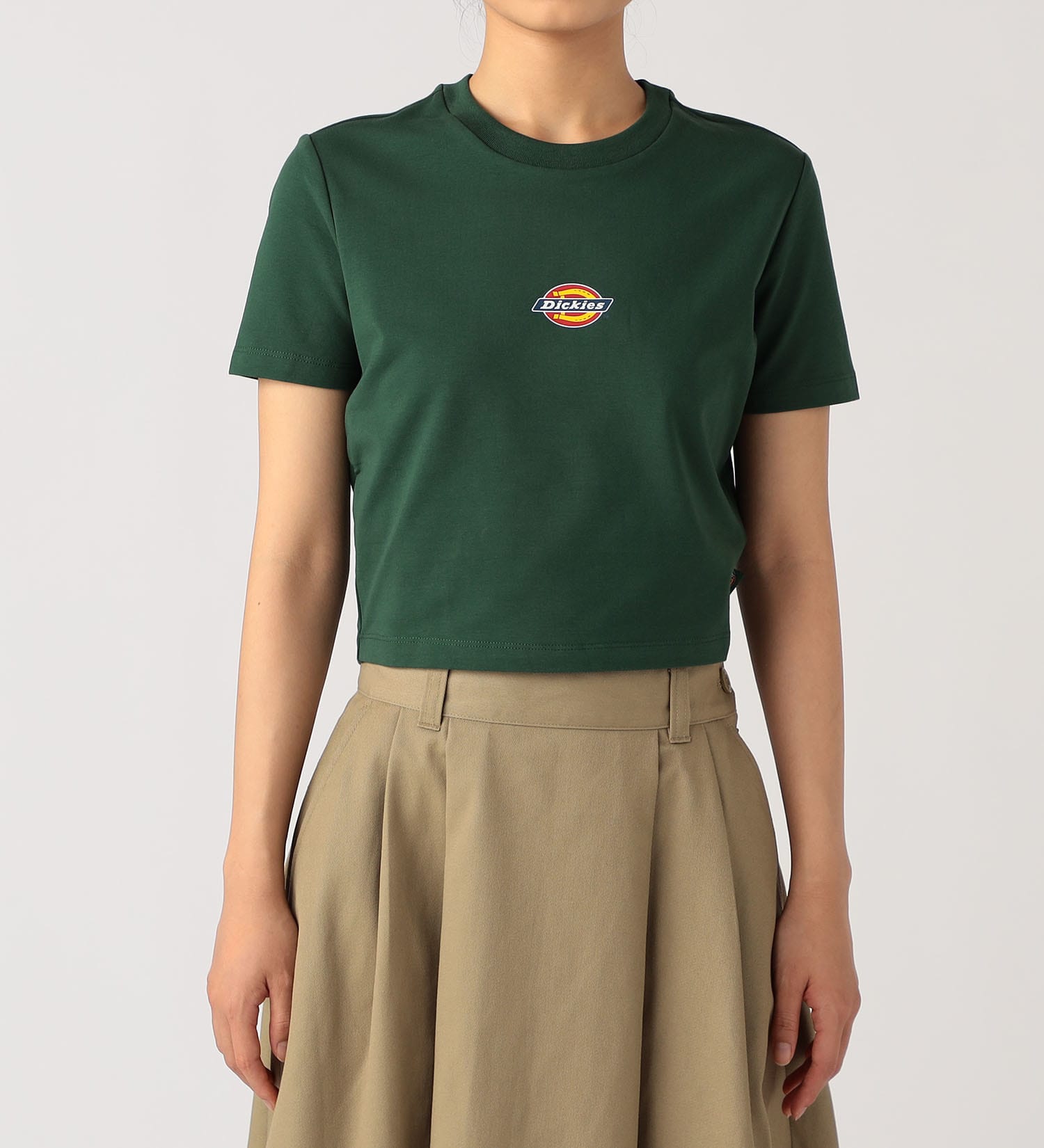 Dickies(ディッキーズ)のメイプルバレーTシャツ|トップス/Tシャツ/カットソー/レディース|グリーン