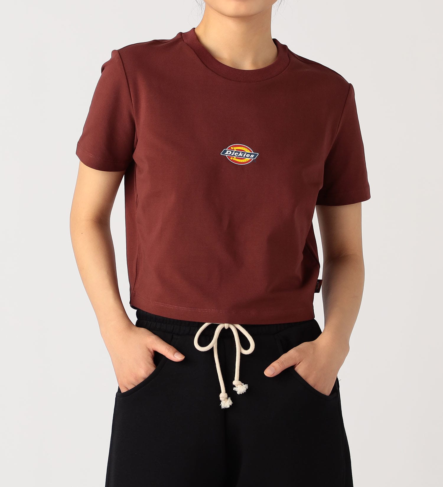 Dickies(ディッキーズ)のメイプルバレーTシャツ|トップス/Tシャツ/カットソー/レディース|ワインレッド