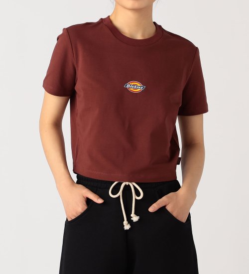 Dickies(ディッキーズ)のメイプルバレーTシャツ|トップス/Tシャツ/カットソー/レディース|ワインレッド