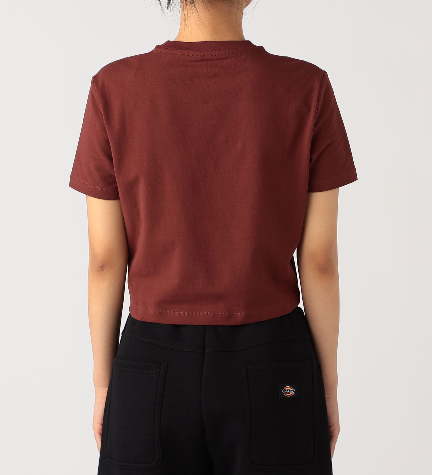 Dickies(ディッキーズ)のメイプルバレーTシャツ|トップス/Tシャツ/カットソー/レディース|ワインレッド