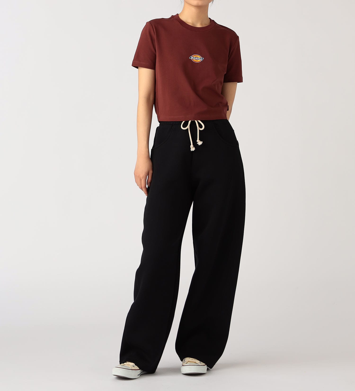 Dickies(ディッキーズ)のメイプルバレーTシャツ|トップス/Tシャツ/カットソー/レディース|ワインレッド