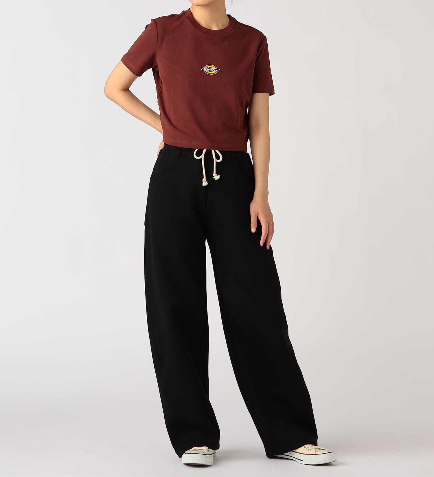 Dickies(ディッキーズ)のメイプルバレーTシャツ|トップス/Tシャツ/カットソー/レディース|ワインレッド