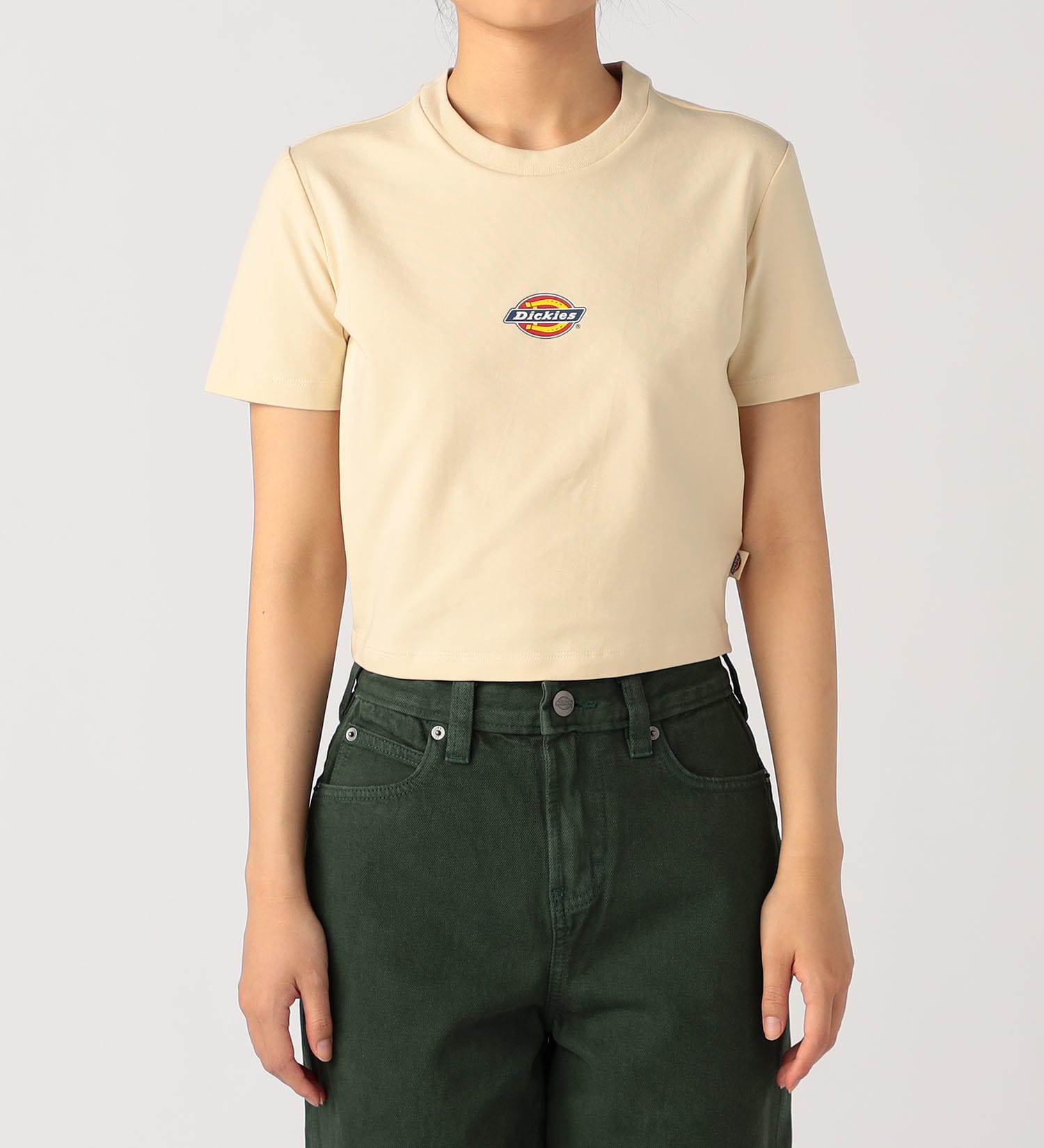 Dickies(ディッキーズ)のメイプルバレーTシャツ|トップス/Tシャツ/カットソー/レディース|ベージュ