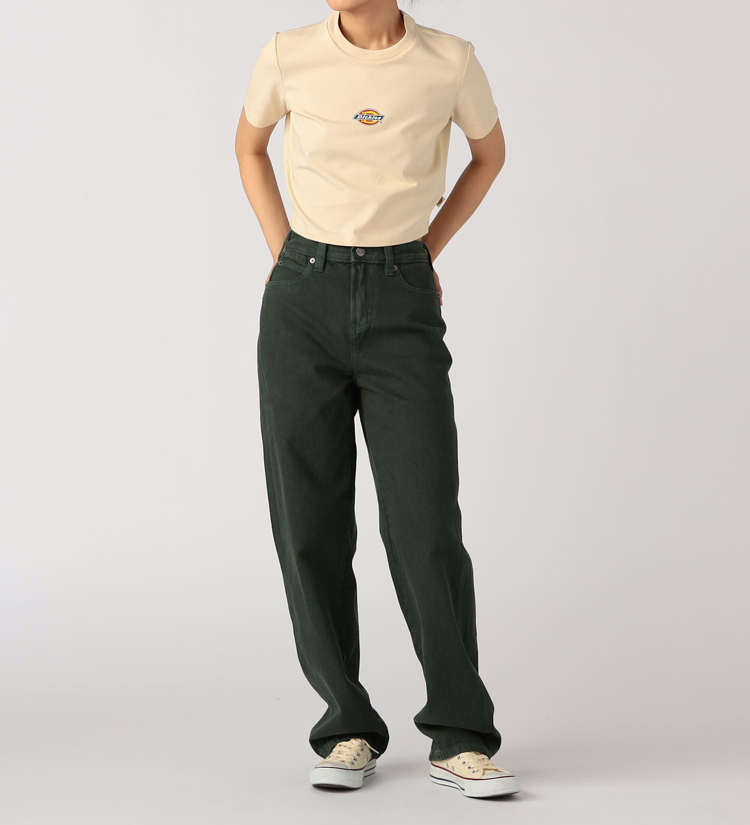 Dickies(ディッキーズ)のメイプルバレーTシャツ|トップス/Tシャツ/カットソー/レディース|ベージュ