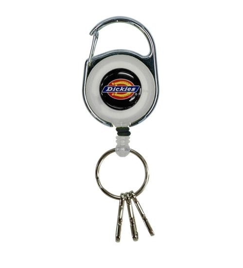 Dickies(ディッキーズ)のロゴ リール キーホルダー|ファッション雑貨/その他雑貨/レディース|ホワイト