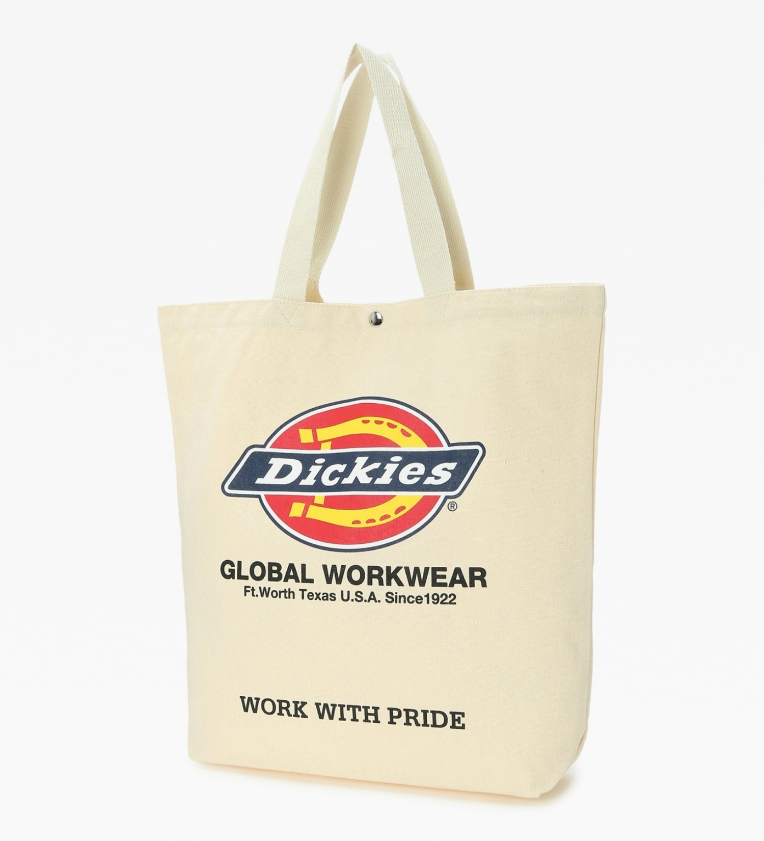 Dickies(ディッキーズ)のロゴ キャンバス トートバッグ|バッグ/トートバッグ/メンズ|ベージュ