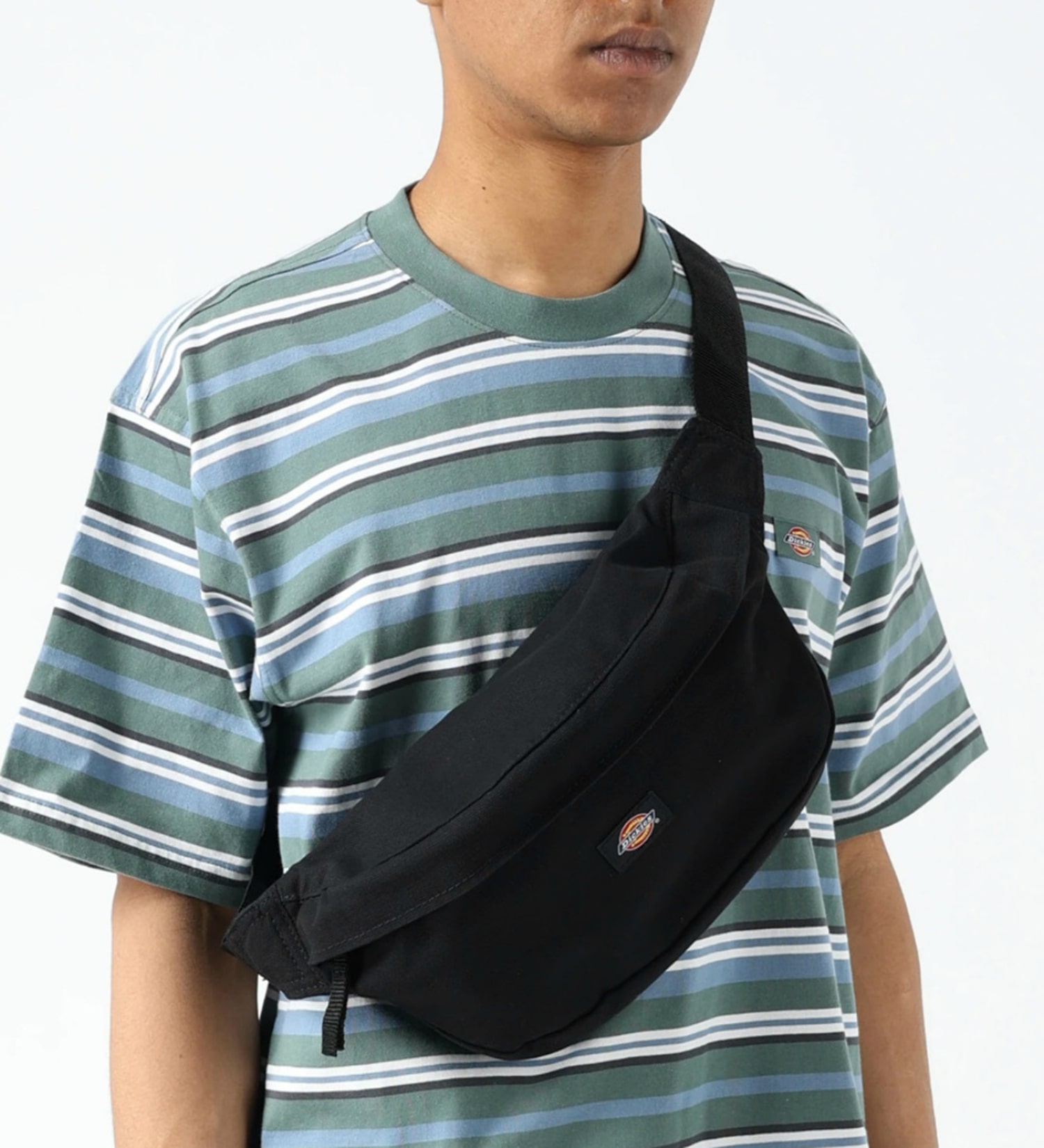 Dickies(ディッキーズ)のダックキャンバス ウエストバッグ|バッグ/ボディバッグ/ウェストポーチ/メンズ|ブラック