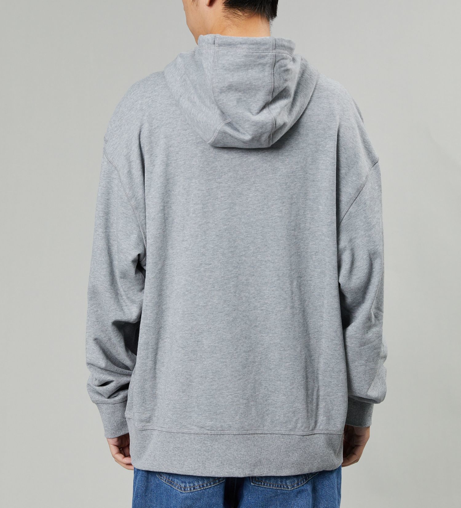 Dickies(ディッキーズ)のフレンチ テリー　スモールバッジ ロゴ　フーディー|トップス/パーカー/メンズ|ヘザ－グレー