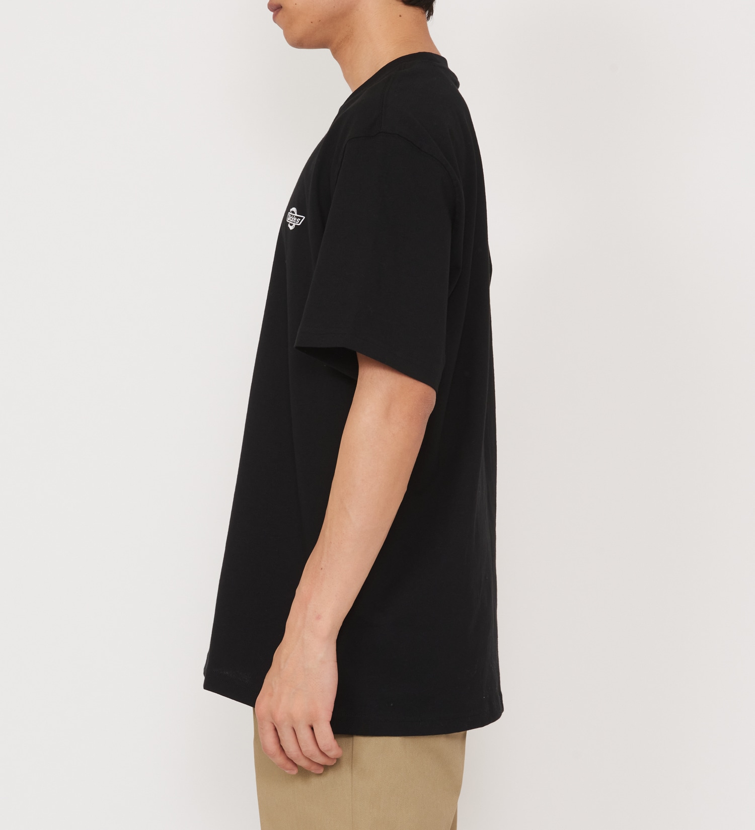 Dickies(ディッキーズ)のワンポイントロゴ ヘビーウェイトTシャツ 半袖|トップス/Tシャツ/カットソー/メンズ|ブラック