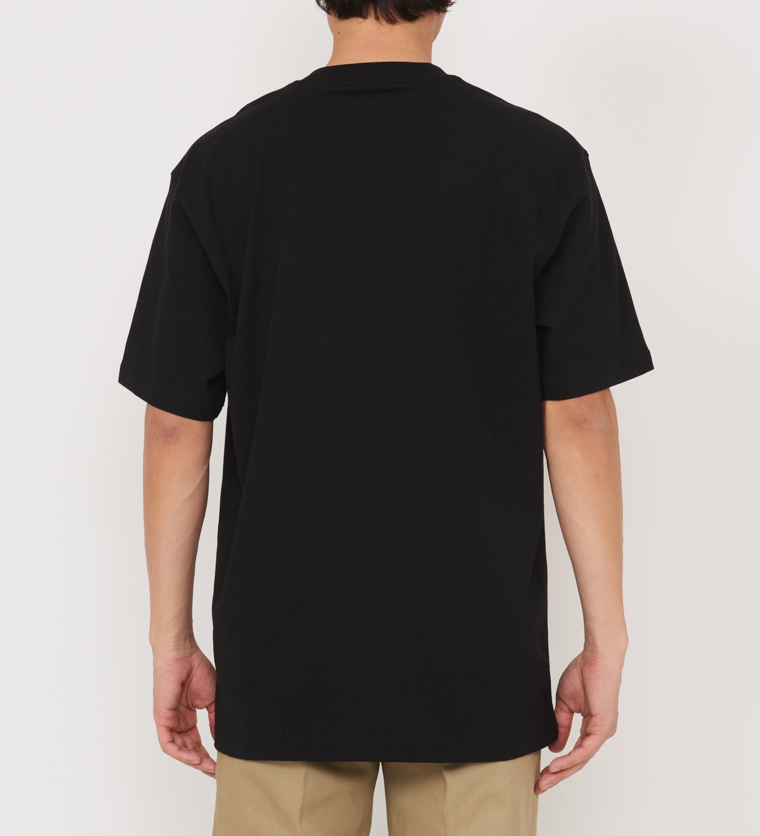 Dickies(ディッキーズ)のワンポイントロゴ ヘビーウェイトTシャツ 半袖|トップス/Tシャツ/カットソー/メンズ|ブラック