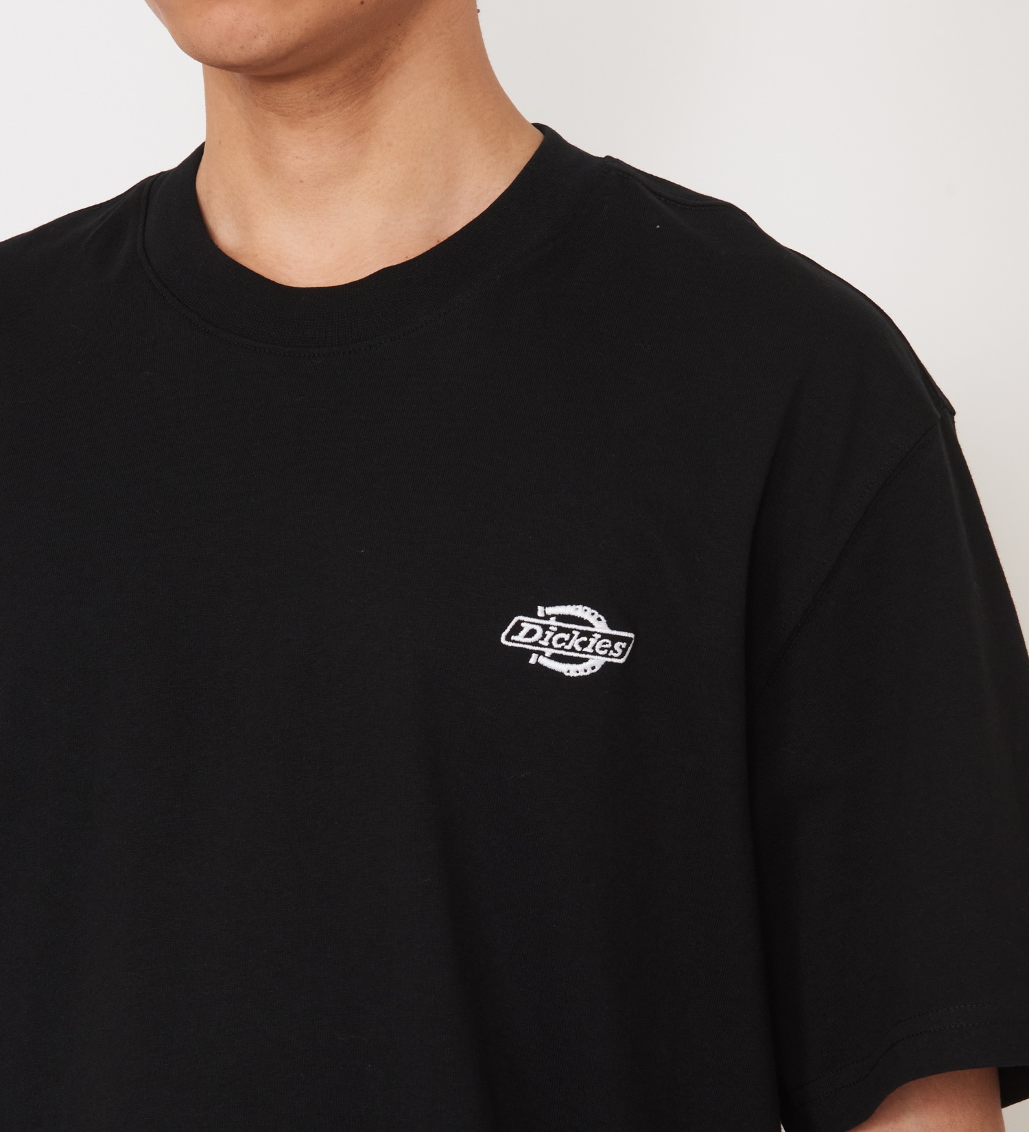 Dickies(ディッキーズ)のワンポイントロゴ ヘビーウェイトTシャツ 半袖|トップス/Tシャツ/カットソー/メンズ|ブラック