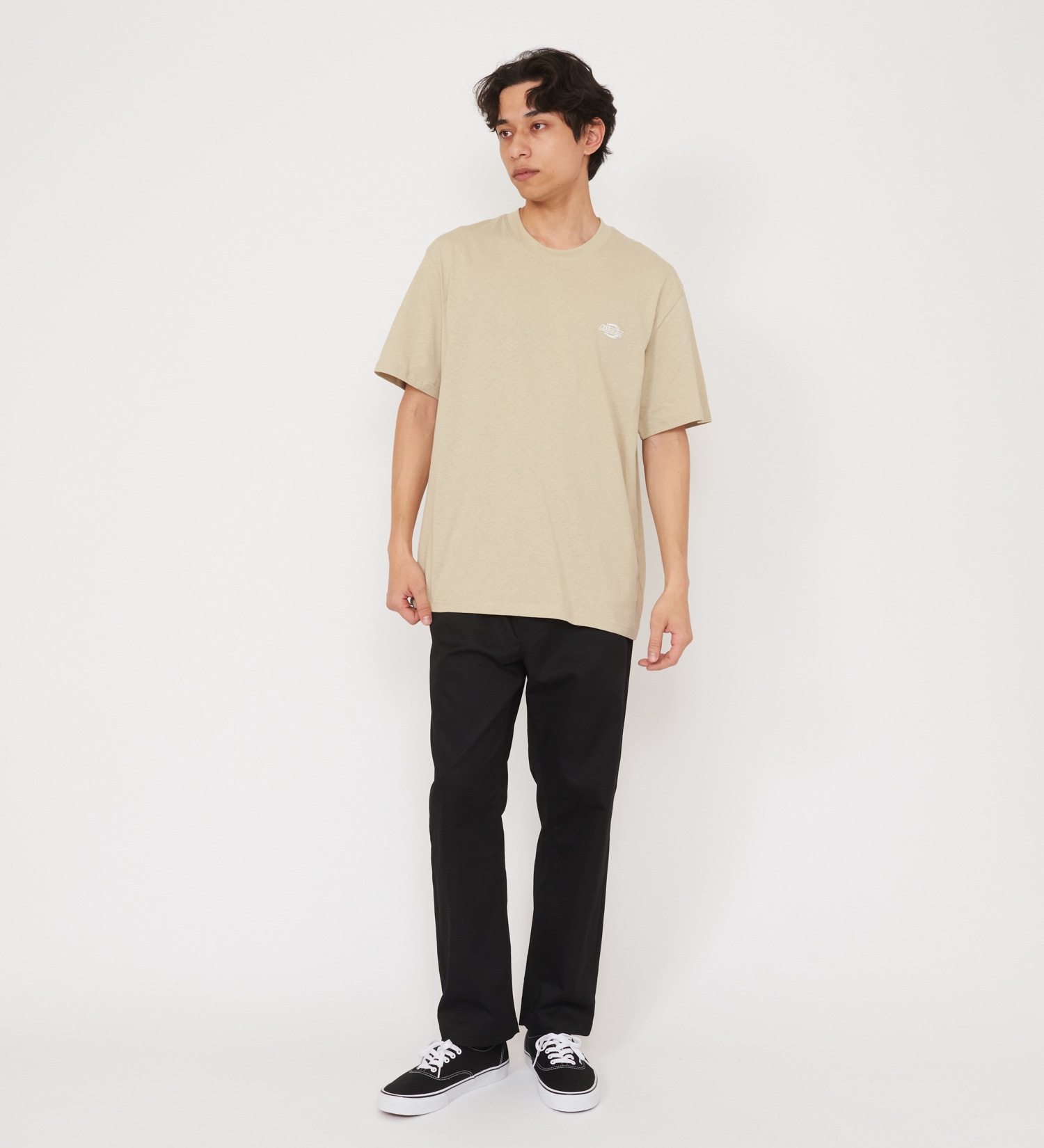 Dickies(ディッキーズ)のワンポイントロゴ ヘビーウェイトTシャツ 半袖|トップス/Tシャツ/カットソー/メンズ|アイボリー
