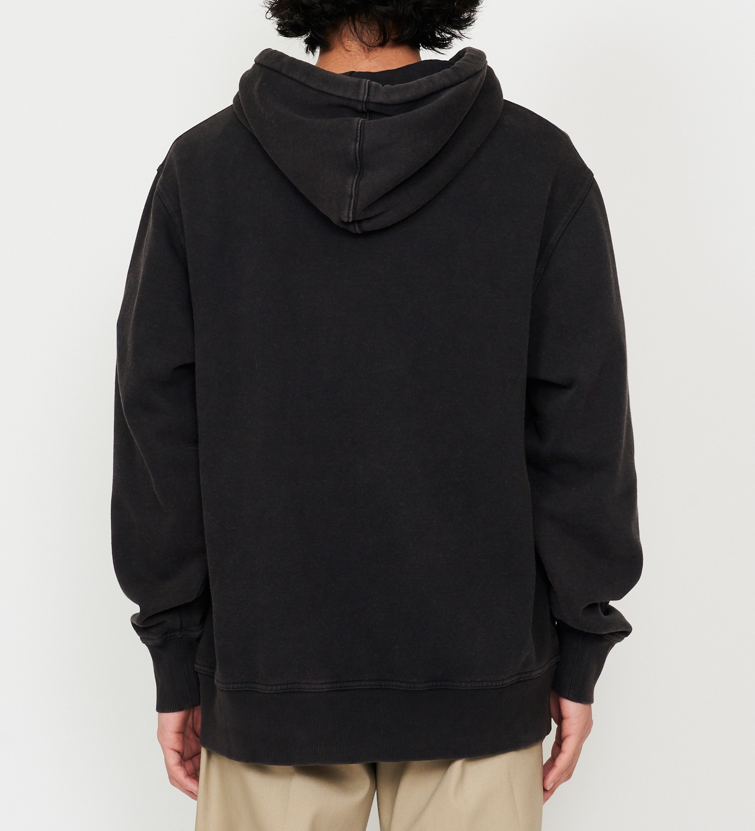 Dickies(ディッキーズ)のヴィンテージウォッシュ ワンポイント刺繍 プルオーバーパーカー|トップス/パーカー/メンズ|ブラック