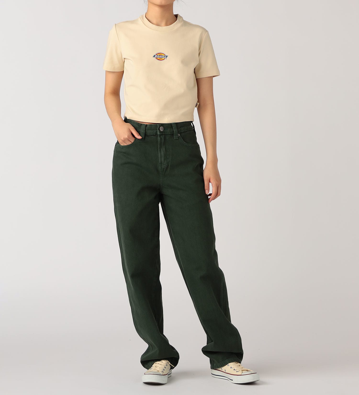 Dickies(ディッキーズ)のトーマスVパンツ|パンツ/パンツ/レディース|ダークグリーン