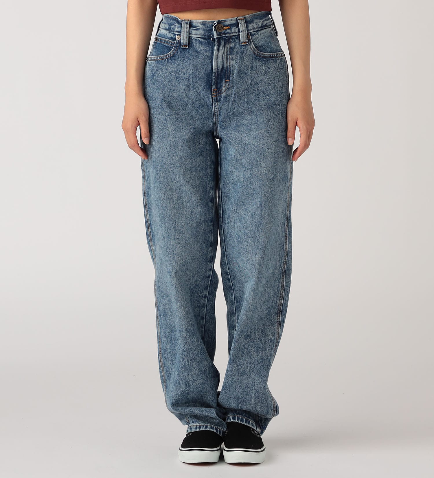 Dickies(ディッキーズ)のトーマスVパンツ|パンツ/デニムパンツ/レディース|中色ブルー