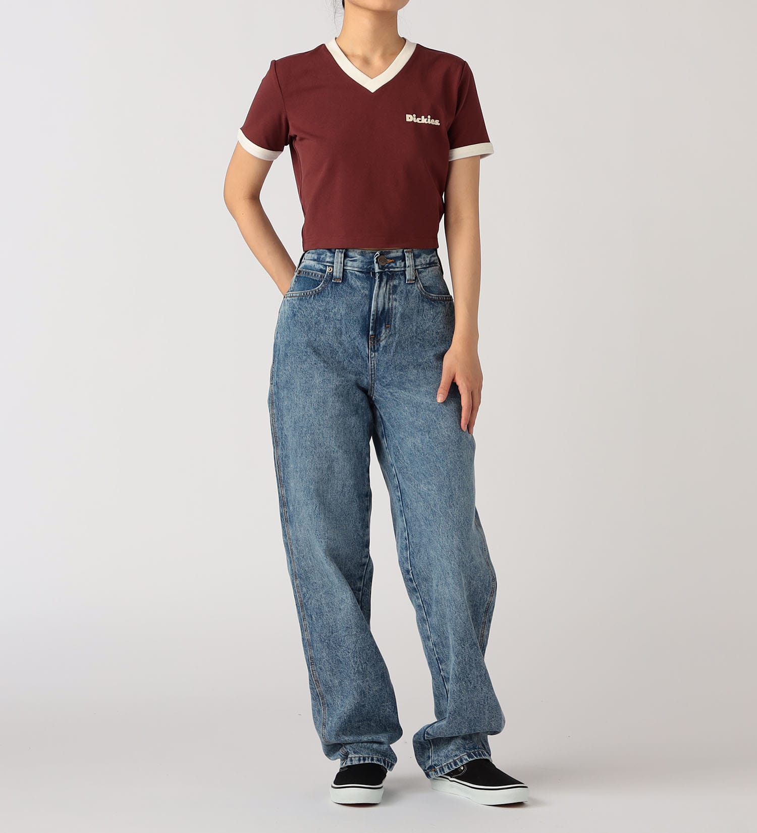 Dickies(ディッキーズ)のトーマスVパンツ|パンツ/デニムパンツ/レディース|中色ブルー