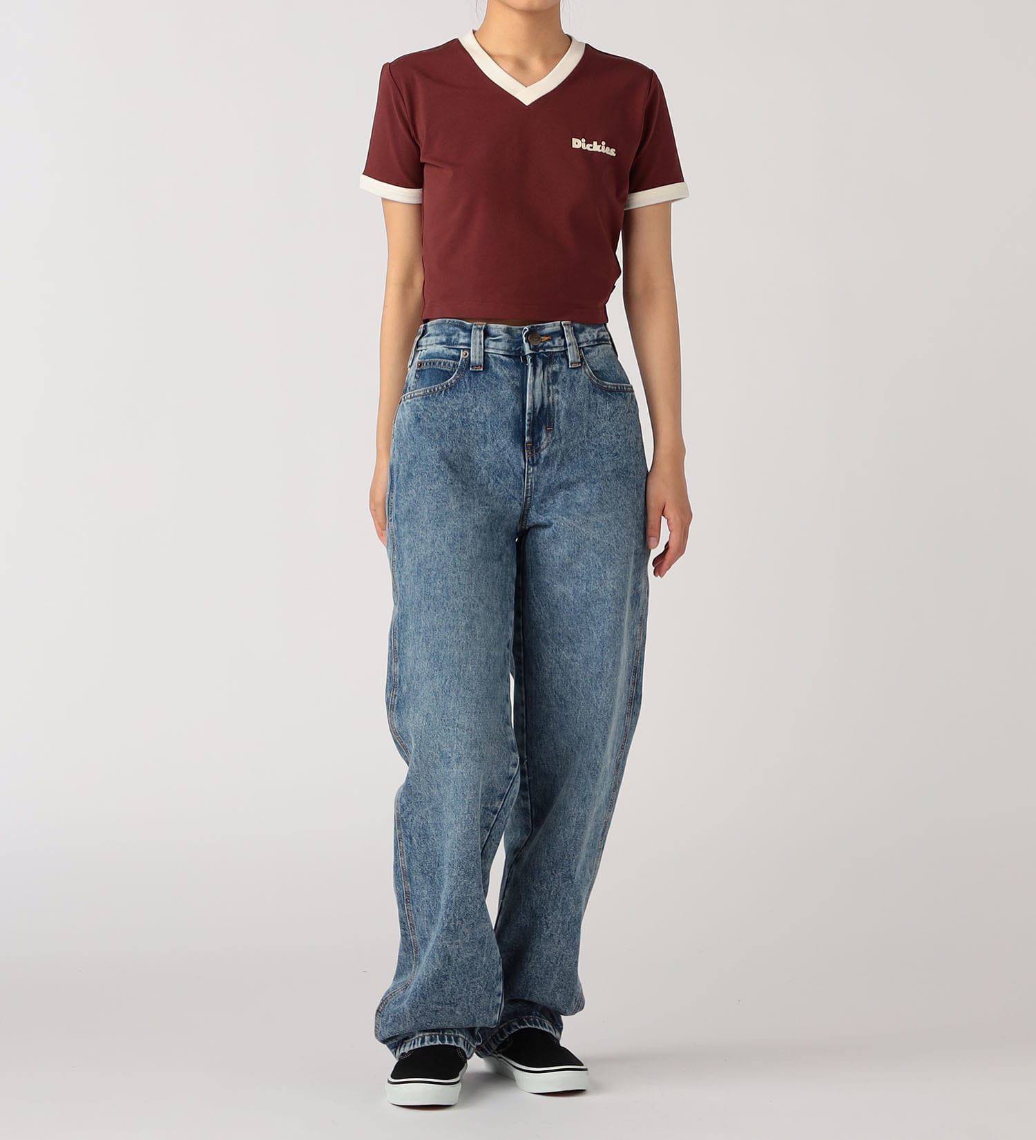 Dickies(ディッキーズ)のトーマスVパンツ|パンツ/デニムパンツ/レディース|中色ブルー