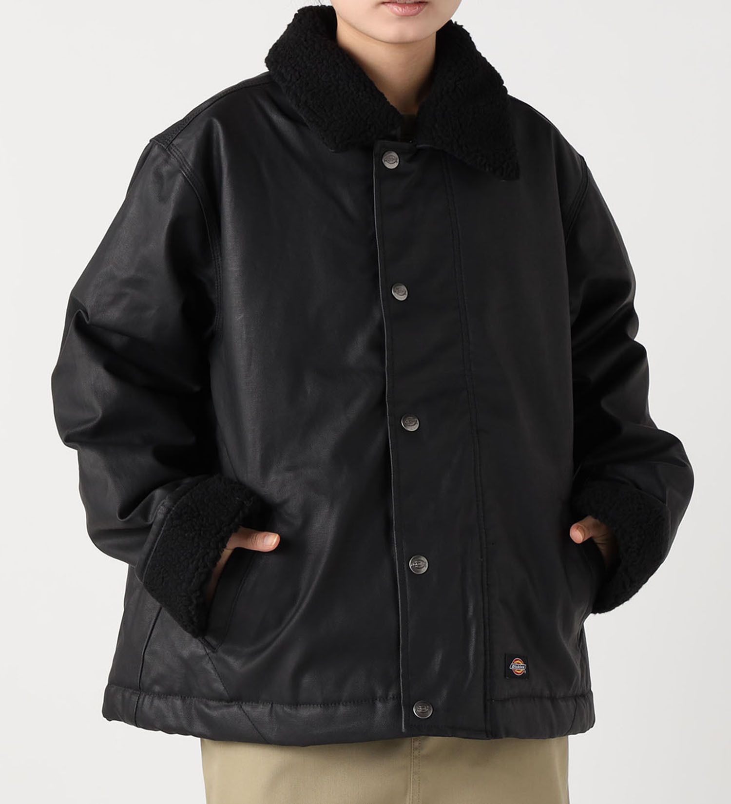 Dickies(ディッキーズ)のキャンバスパデットフライトジャケット|ジャケット/アウター/ミリタリージャケット/レディース|ブラック