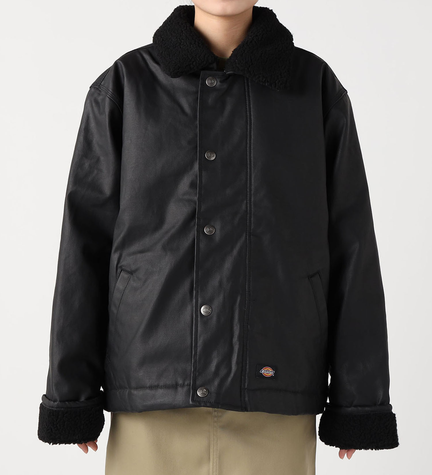 Dickies(ディッキーズ)のキャンバスパデットフライトジャケット|ジャケット/アウター/ミリタリージャケット/レディース|ブラック