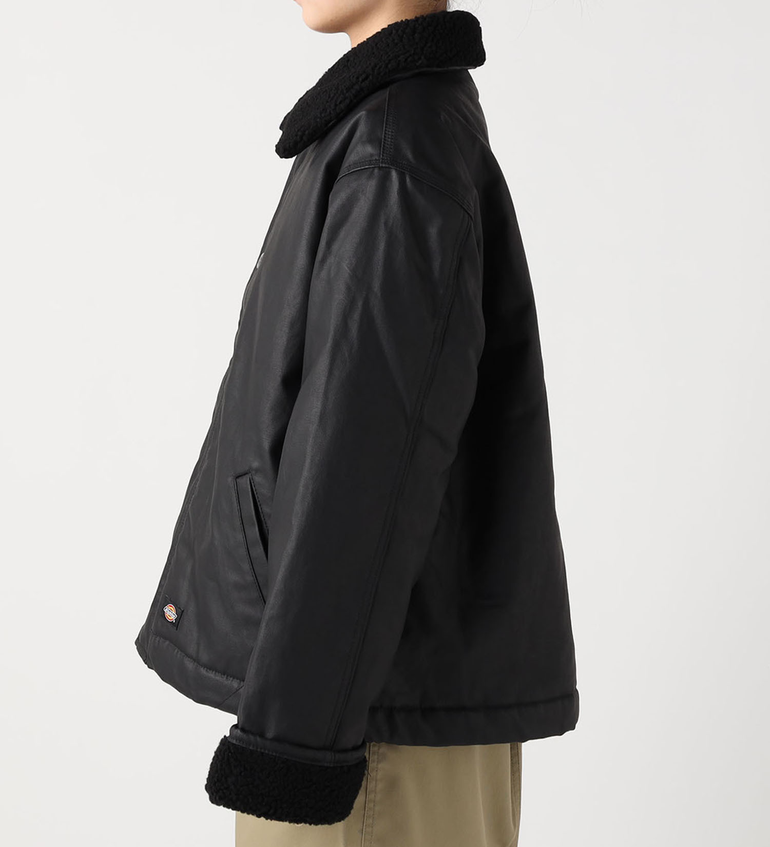 Dickies(ディッキーズ)のキャンバスパデットフライトジャケット|ジャケット/アウター/ミリタリージャケット/レディース|ブラック