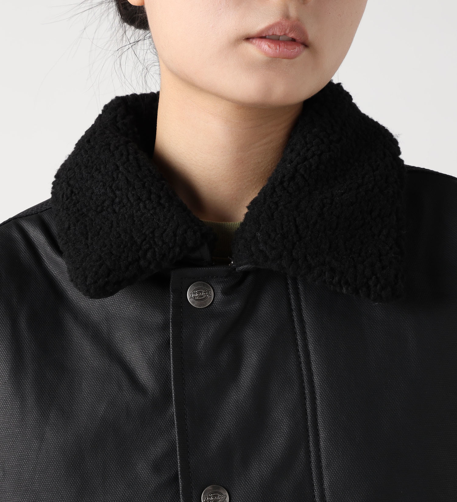 Dickies(ディッキーズ)のキャンバスパデットフライトジャケット|ジャケット/アウター/ミリタリージャケット/レディース|ブラック