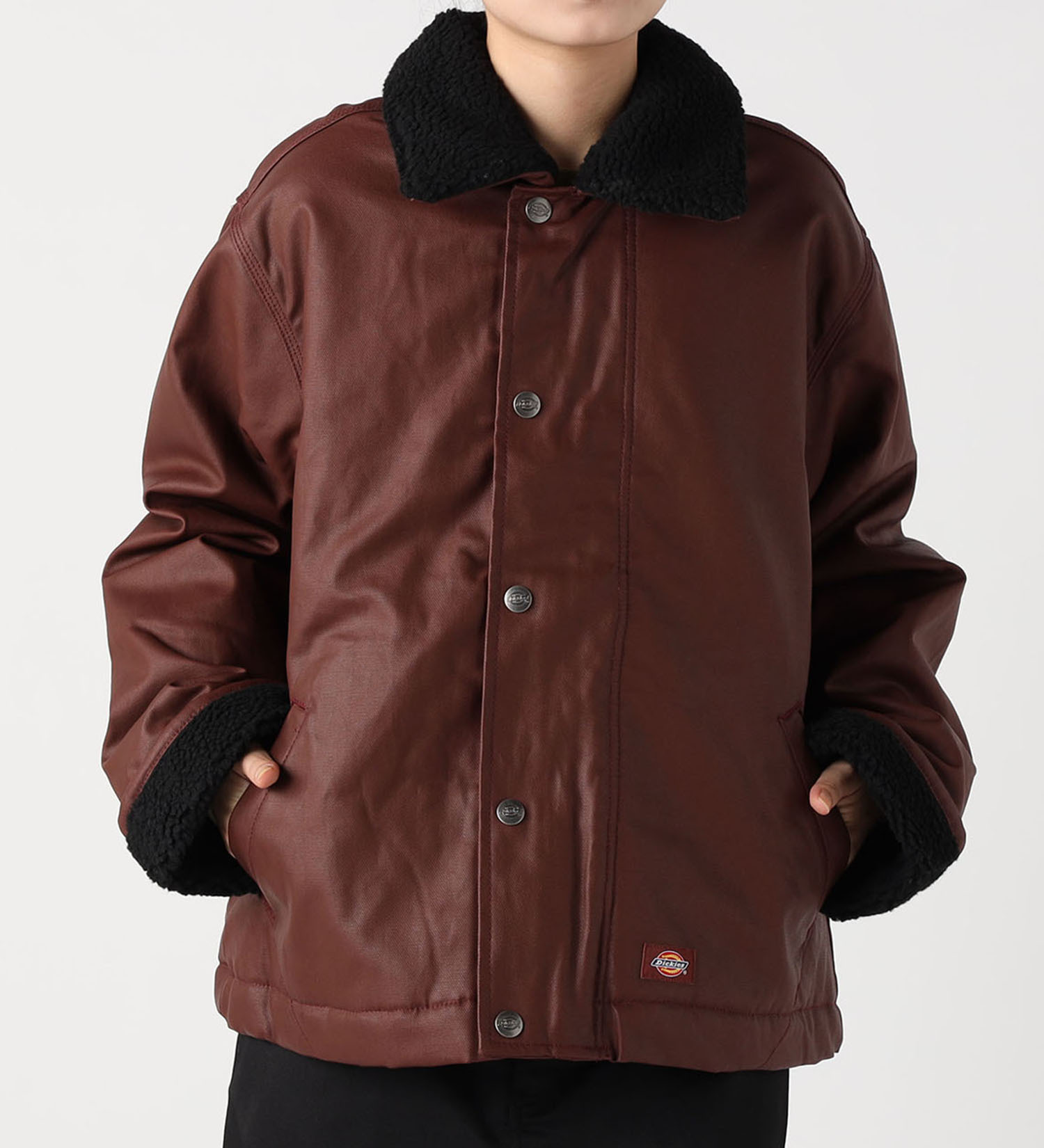 Dickies(ディッキーズ)のキャンバスパデットフライトジャケット|ジャケット/アウター/ミリタリージャケット/レディース|ワインレッド