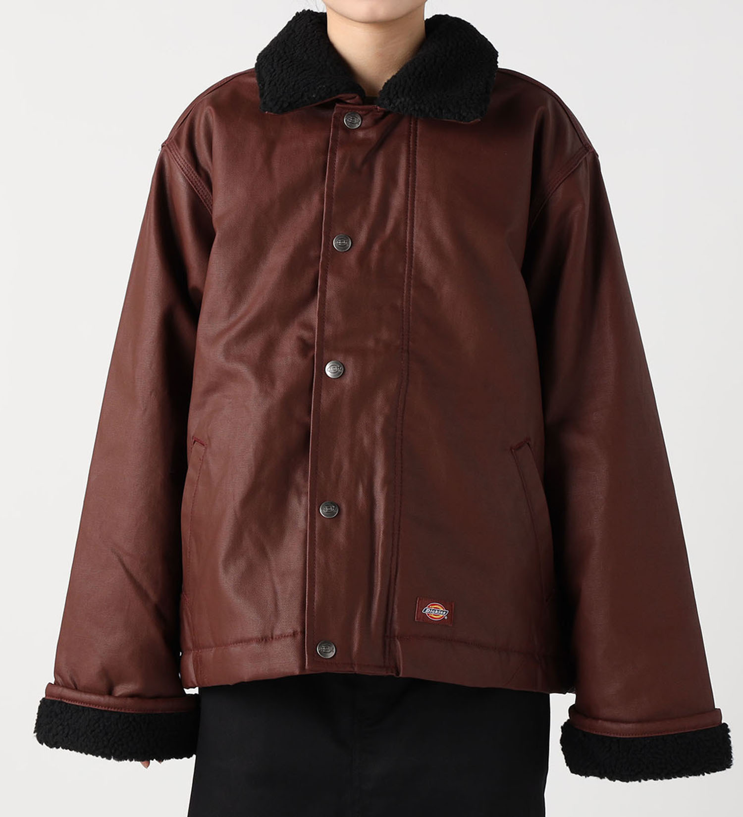 Dickies(ディッキーズ)のキャンバスパデットフライトジャケット|ジャケット/アウター/ミリタリージャケット/レディース|ワインレッド