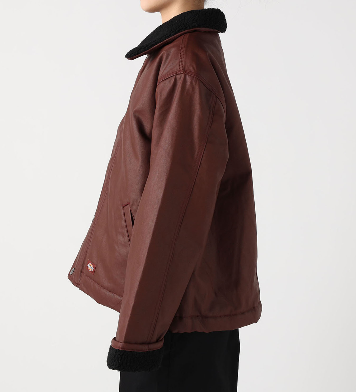 Dickies(ディッキーズ)のキャンバスパデットフライトジャケット|ジャケット/アウター/ミリタリージャケット/レディース|ワインレッド