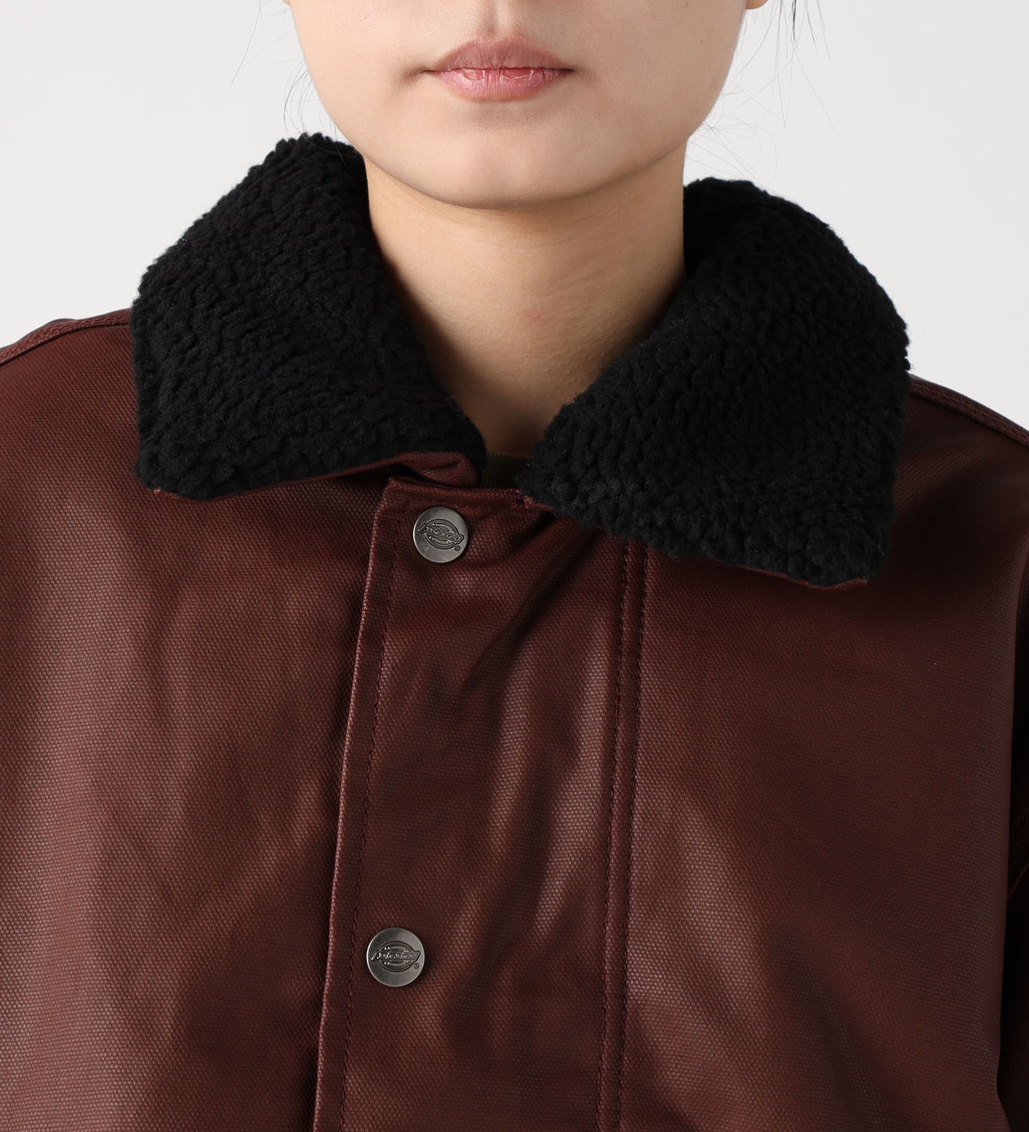 Dickies(ディッキーズ)のキャンバスパデットフライトジャケット|ジャケット/アウター/ミリタリージャケット/レディース|ワインレッド