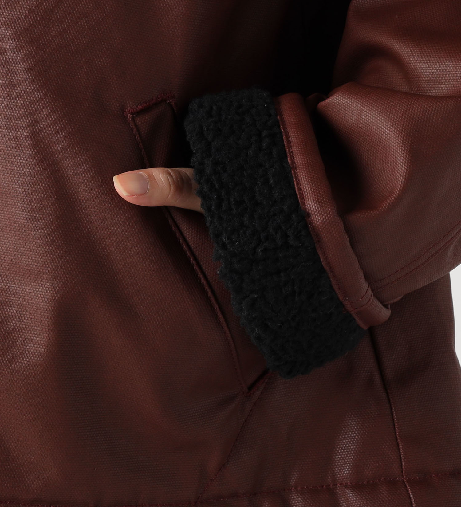 Dickies(ディッキーズ)のキャンバスパデットフライトジャケット|ジャケット/アウター/ミリタリージャケット/レディース|ワインレッド