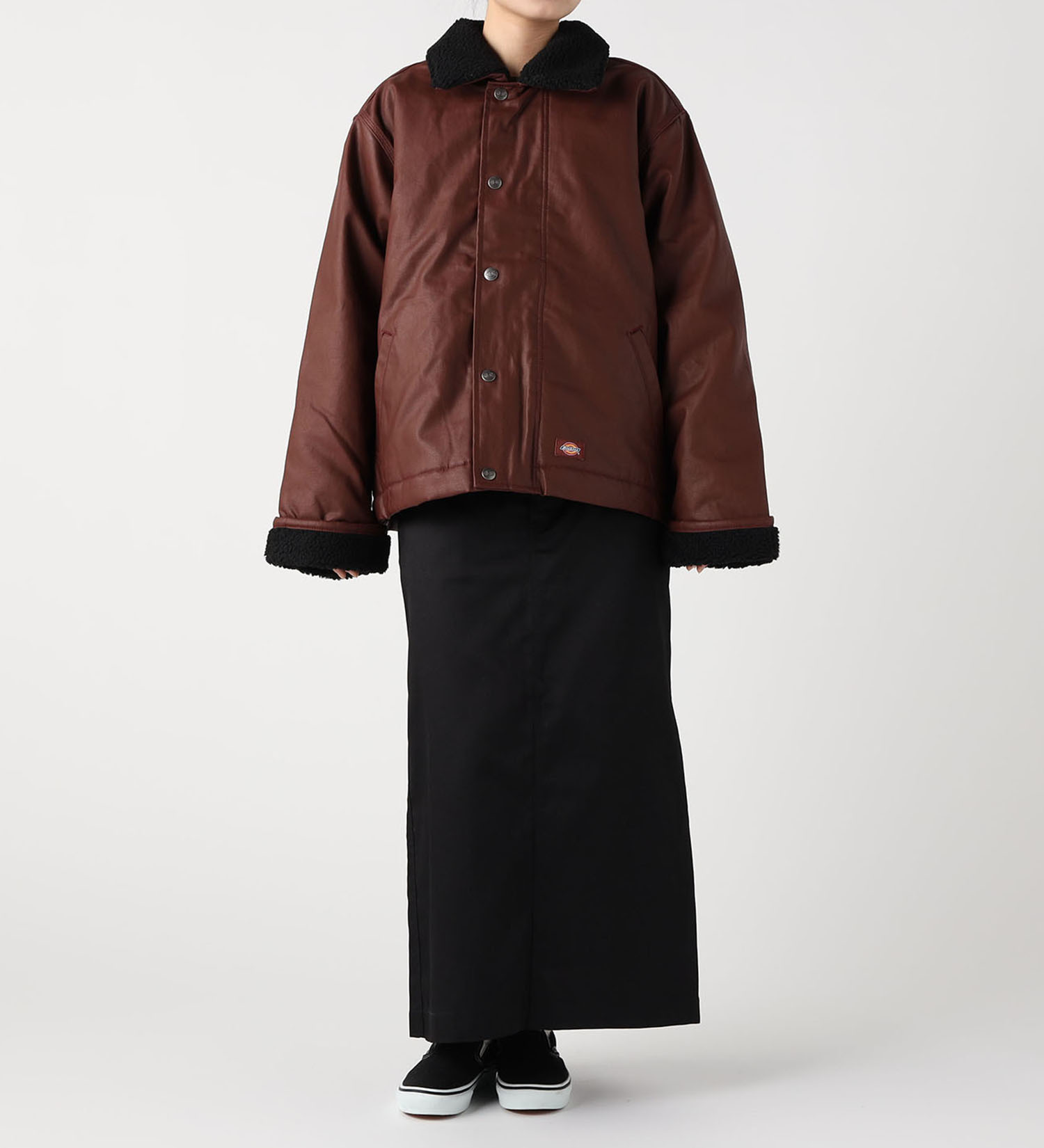 Dickies(ディッキーズ)のキャンバスパデットフライトジャケット|ジャケット/アウター/ミリタリージャケット/レディース|ワインレッド