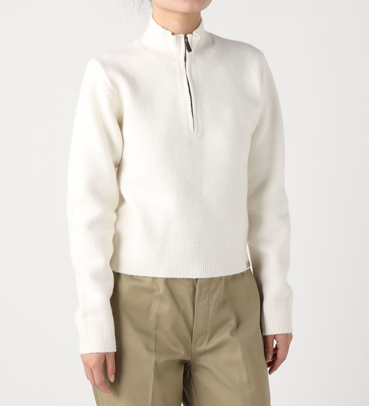 Dickies(ディッキーズ)のロゴ ニット|トップス/ニット/セーター/レディース|ホワイト