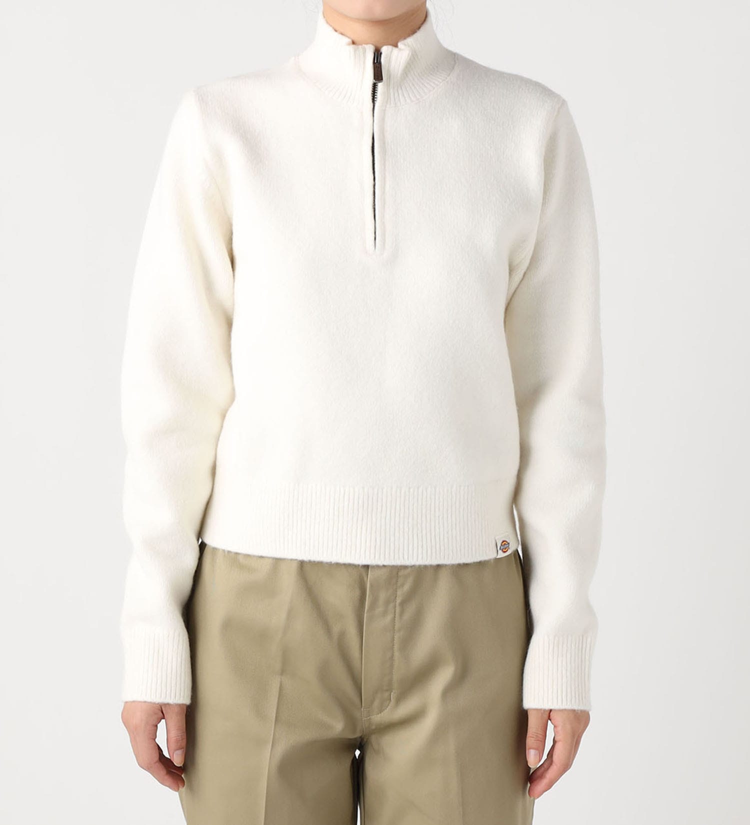 Dickies(ディッキーズ)のロゴ ニット|トップス/ニット/セーター/レディース|ホワイト