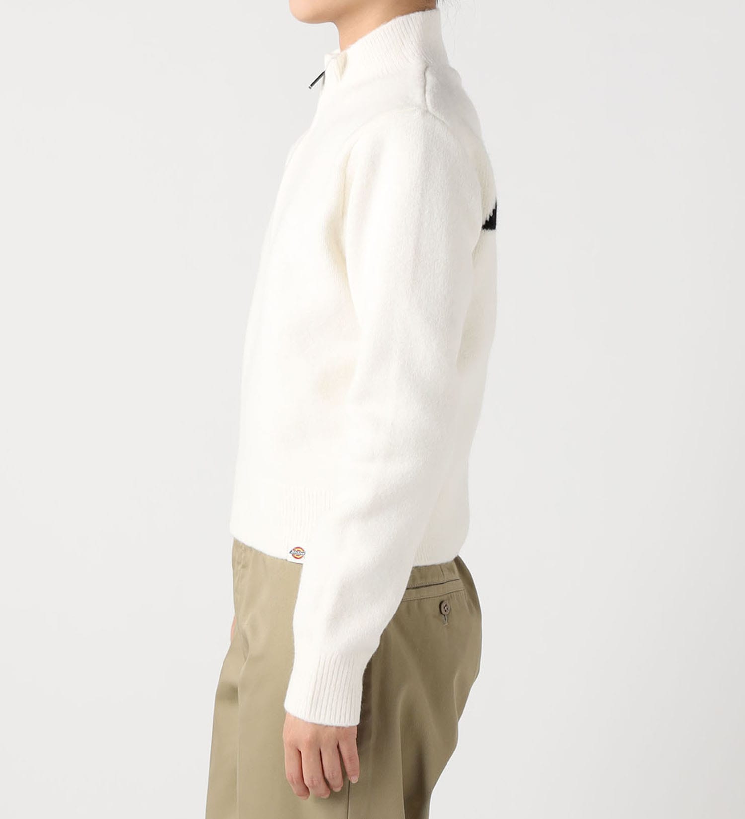 Dickies(ディッキーズ)のロゴ ニット|トップス/ニット/セーター/レディース|ホワイト