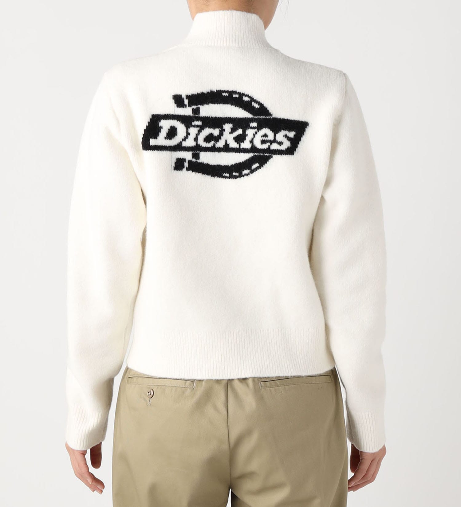 Dickies(ディッキーズ)のロゴ ニット|トップス/ニット/セーター/レディース|ホワイト