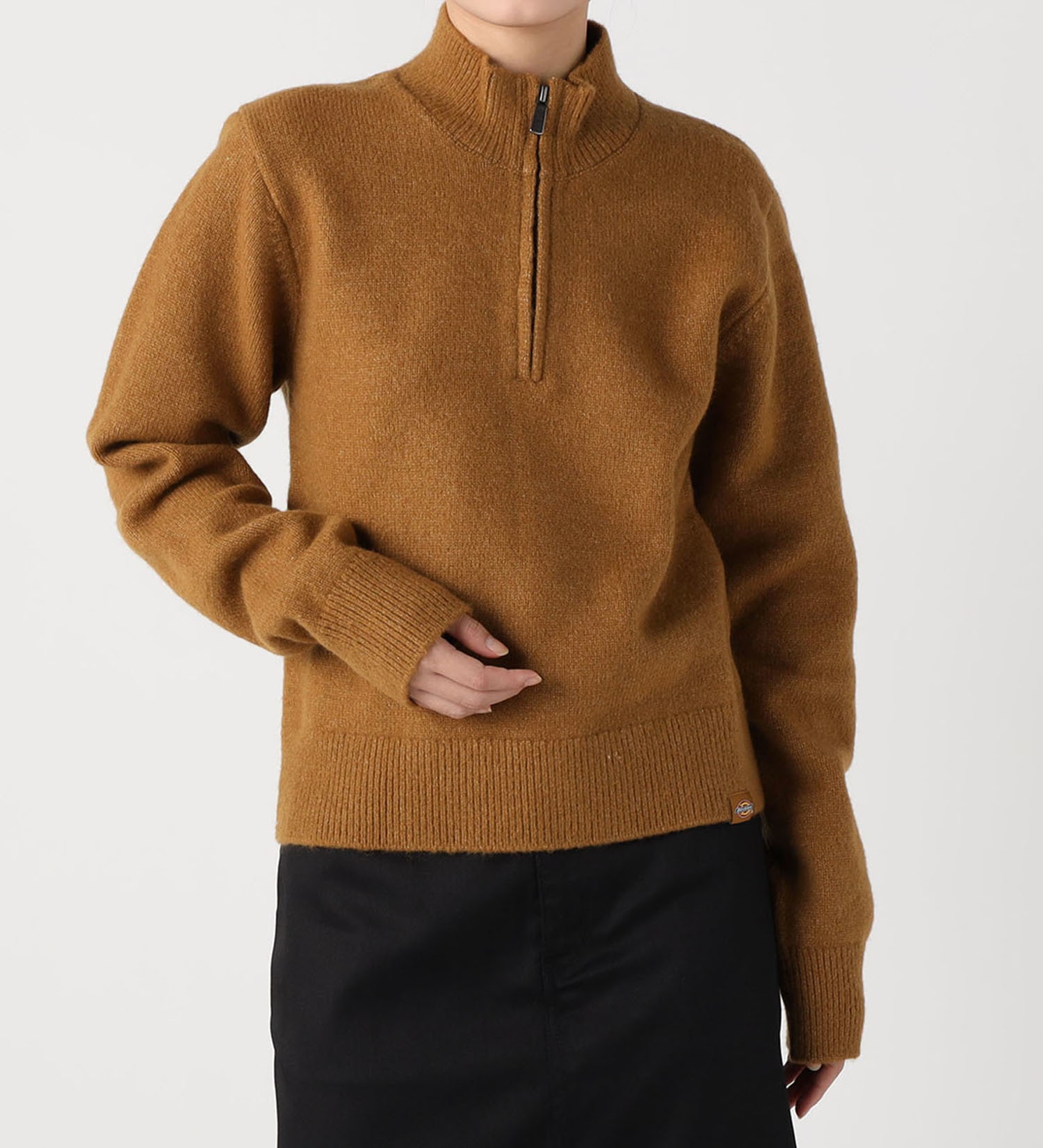 Dickies(ディッキーズ)のロゴ ニット|トップス/ニット/セーター/レディース|ブラウン