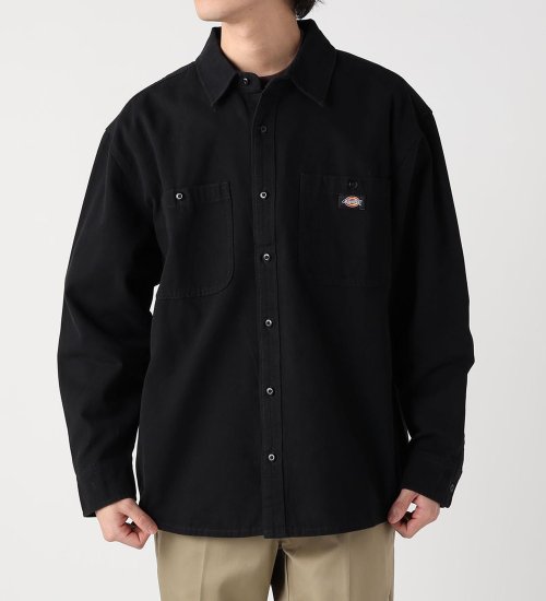 Dickies(ディッキーズ)のロングスリーブシャツ|トップス/シャツ/ブラウス/メンズ|ブラック