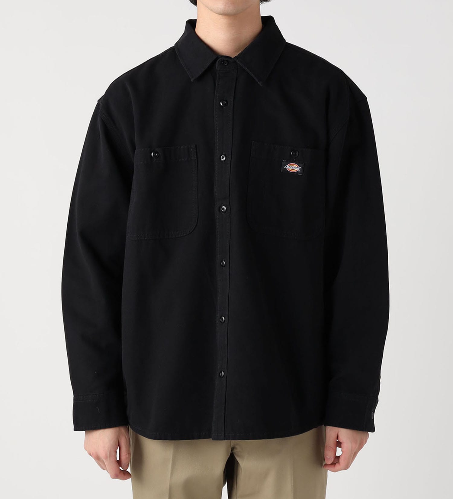 Dickies(ディッキーズ)のロングスリーブシャツ|トップス/シャツ/ブラウス/メンズ|ブラック