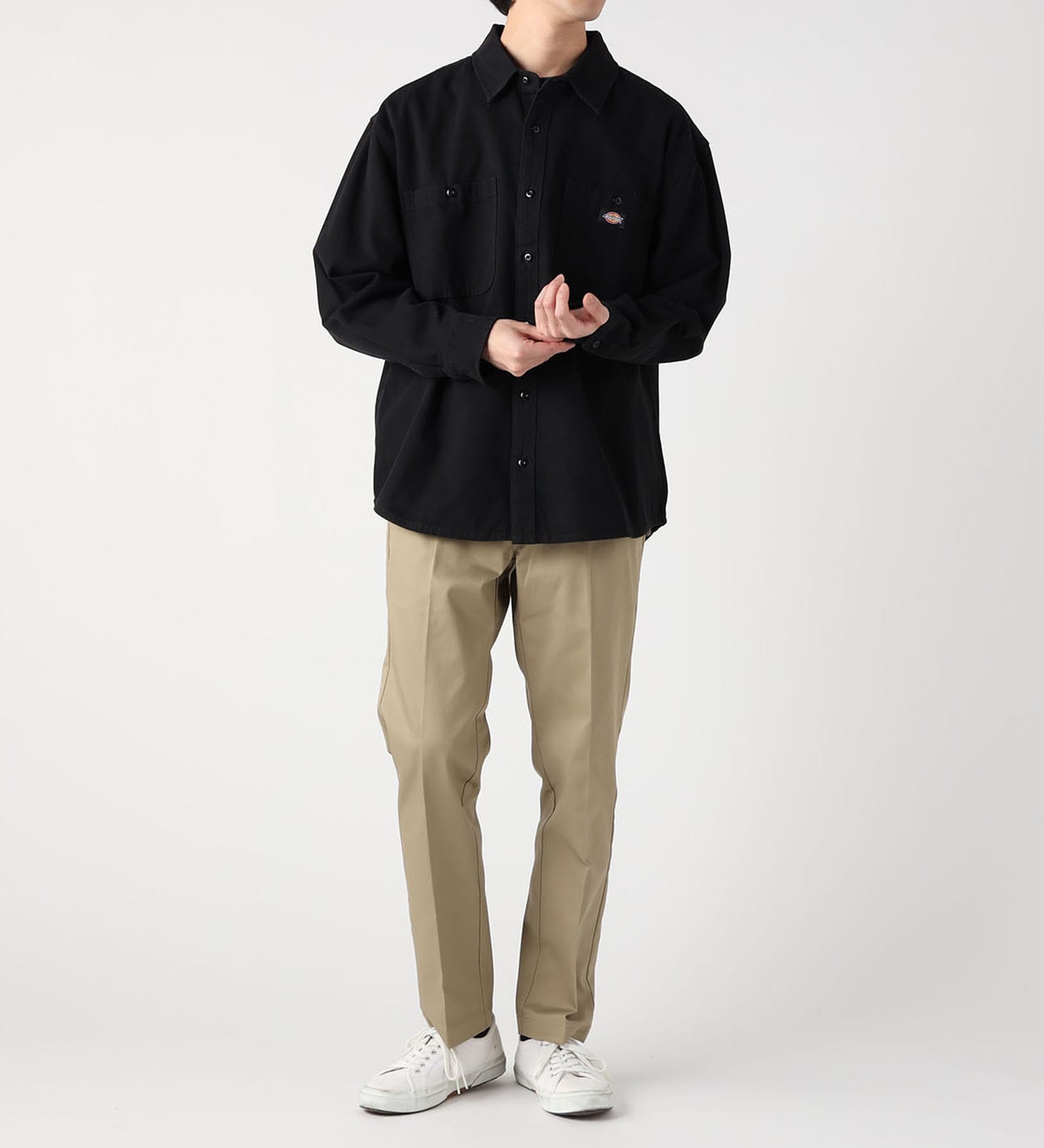 Dickies(ディッキーズ)のロングスリーブシャツ|トップス/シャツ/ブラウス/メンズ|ブラック