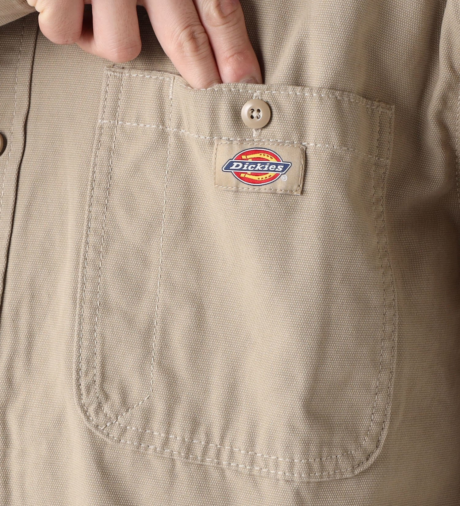 Dickies(ディッキーズ)のロングスリーブシャツ|トップス/シャツ/ブラウス/メンズ|ベージュ